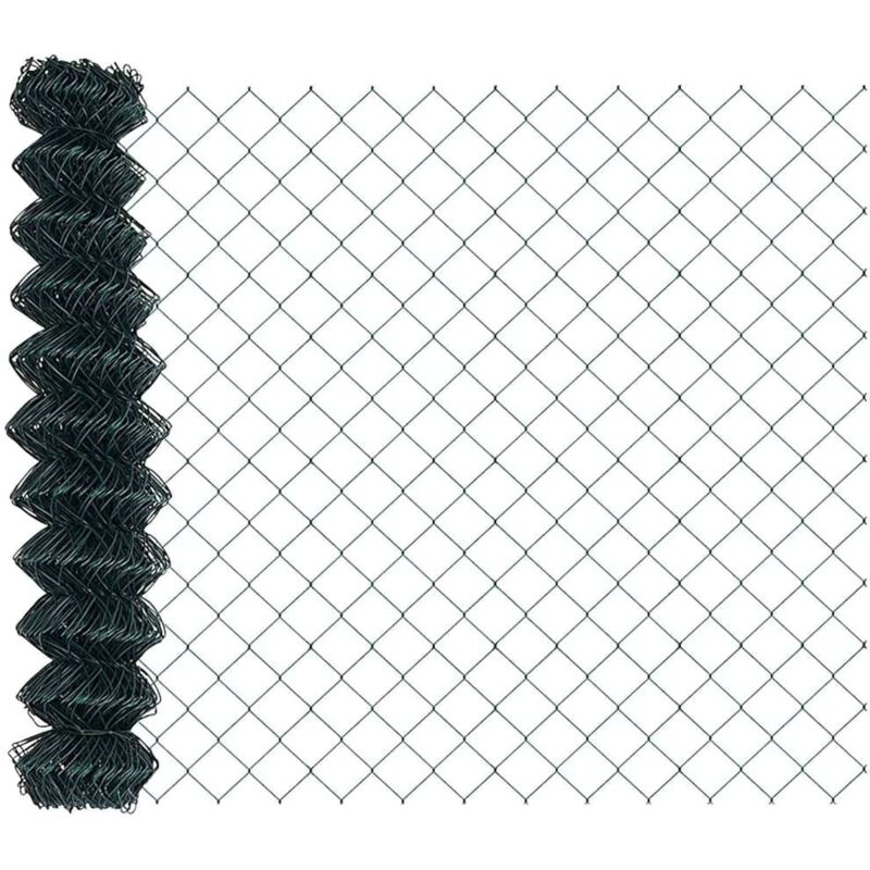 foto del prodotto recinzione a rete metallica verde 10 x 1.2 m acciaio - vidaxl