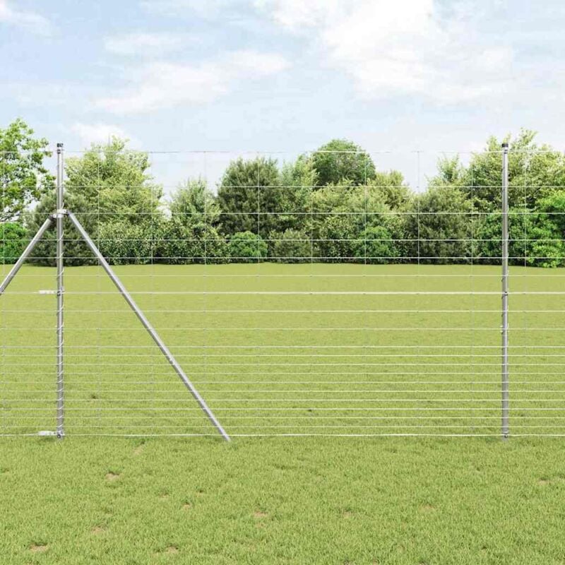 foto del prodotto recinzione da campo 1.6x10 m in acciaio zincato vidaxl