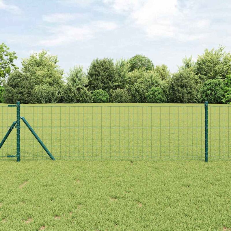 foto del prodotto recinzione euro verde 0.4 x 10 m ferro rivestito in pvc - vidaxl