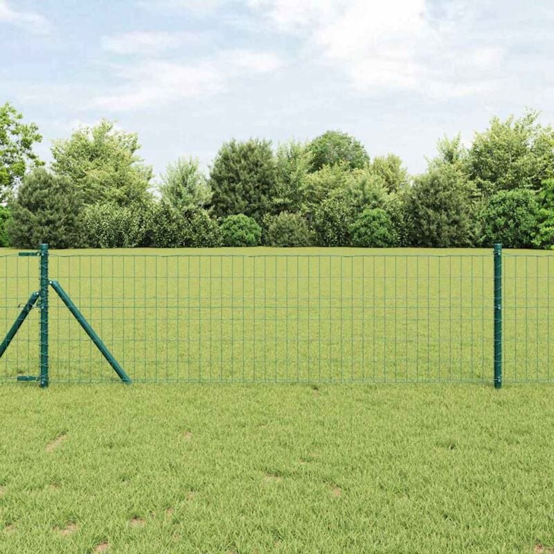 foto del prodotto recinzione euro verde 0,4x10 m acciaio vidaxl