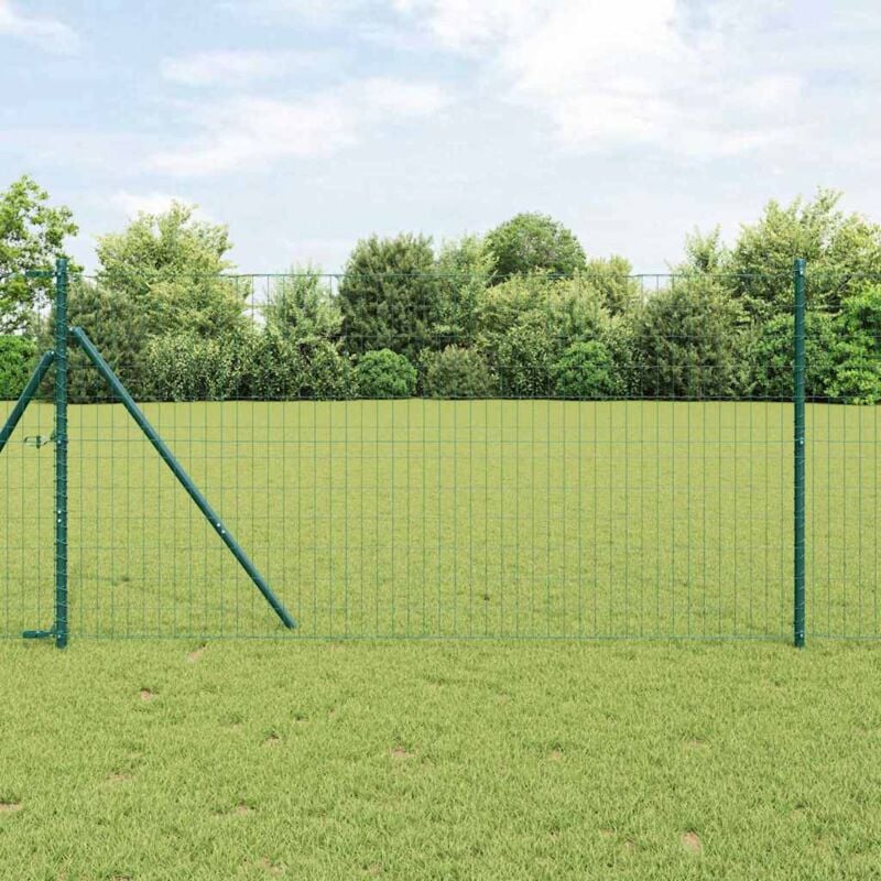 foto del prodotto recinzione euro verde 1,4x10 m acciaio vidaxl