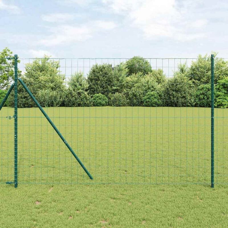 foto del prodotto recinzione euro verde 1.5x10 m acciaio vidaxl