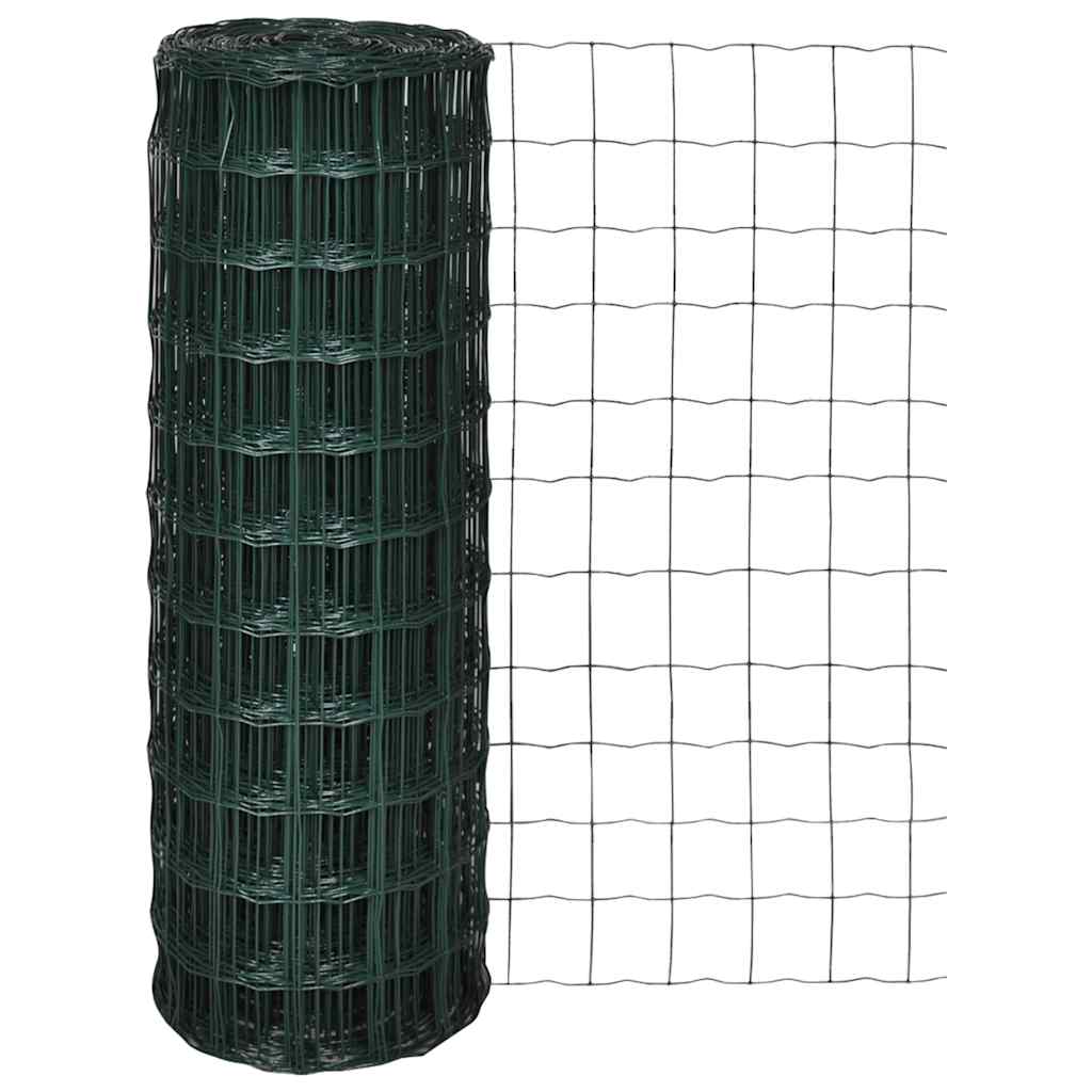 foto del prodotto recinzione europea in acciaio 25 x 1,2 m verde cod mxl 6839