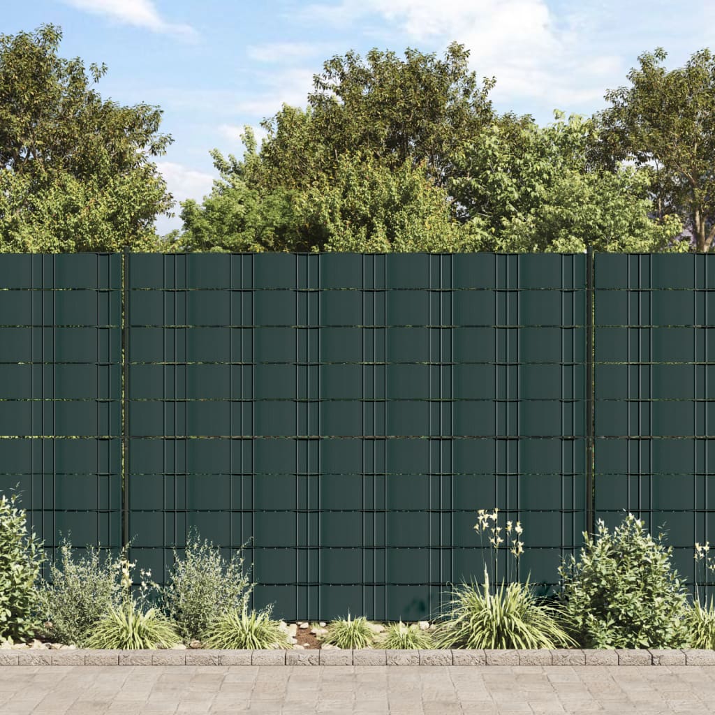 foto del prodotto recinzione frangivento 4 pz in pvc 35x0,19m verde opaco cod mxl 42679
