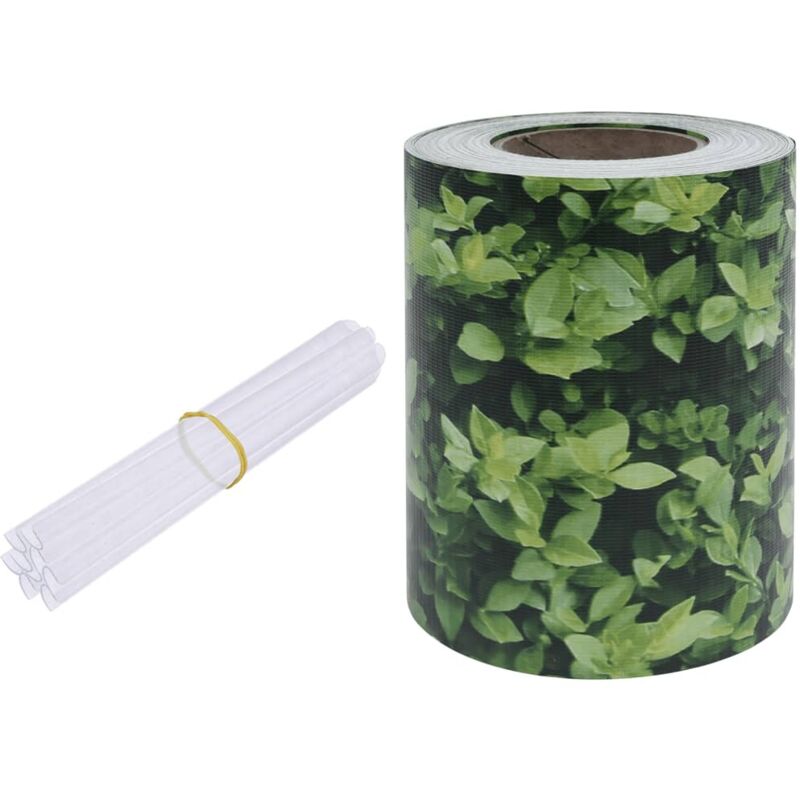 foto del prodotto recinzione frangivento da giardino pvc 70x0,19 m verde - vidaxl