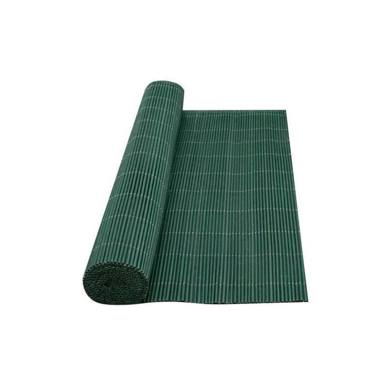 foto del prodotto recinzione in vimini artificiale 1,5 x 3 metri, colore verde 1.300 g m , occultamento 90 .