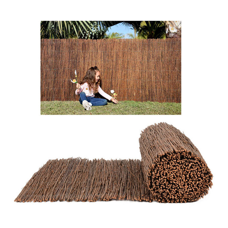 foto del prodotto recinzione in vimini multibrins da 1 x 3 metri, occultamento al 95 , consigliata per l'ombreggiatura o la delimitazione del tuo