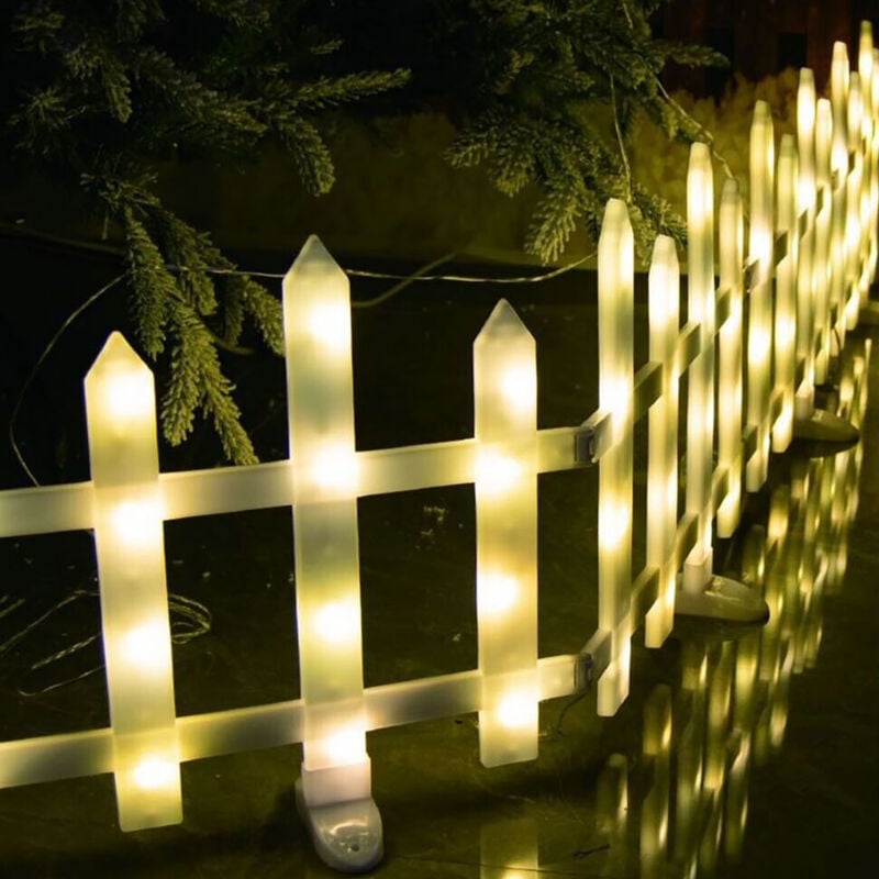 foto del prodotto recinzione luminosa a led per albero di natale decorazione natalizia luce calda