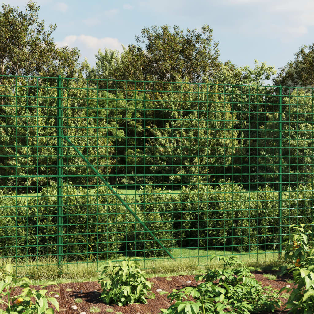 foto del prodotto recinzione metallica con flangia verde 1,6x25 mcod mxl 119090