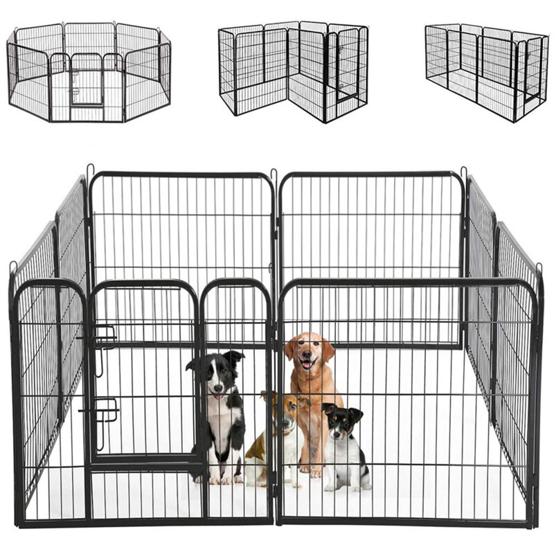 immagine 0 del prodotto recinzione modulabile per animali domestici recinto interni e esterni 77x60 cm
