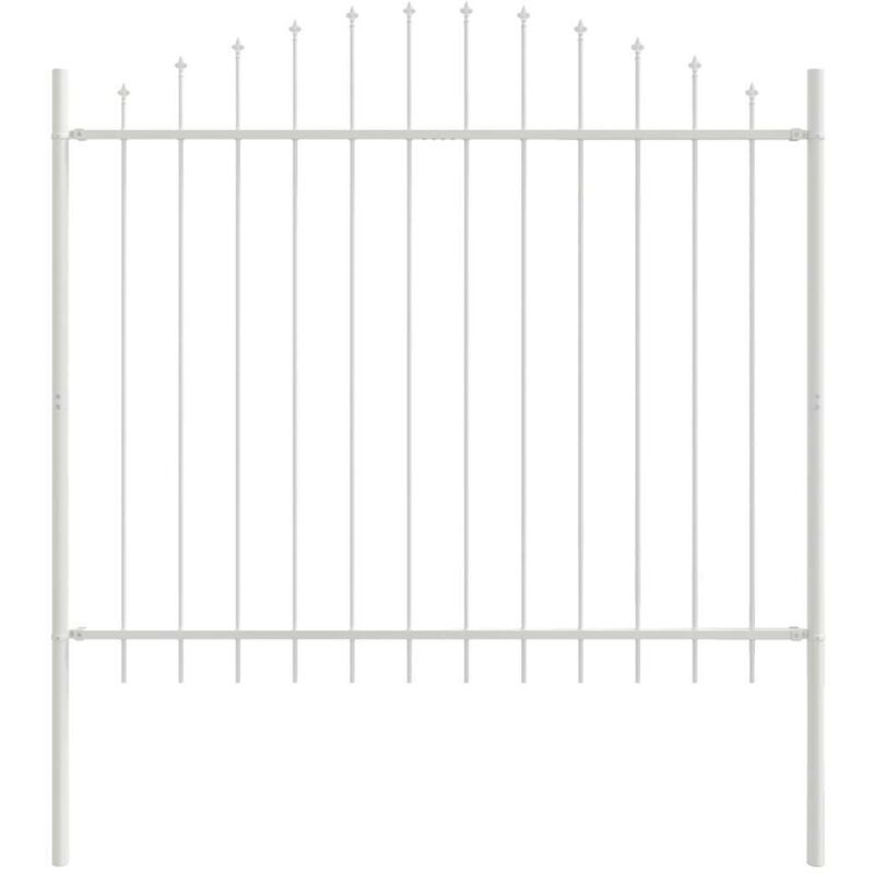 foto del prodotto recinzione per giardino bianco 170 x 125 cm - vidaxl
