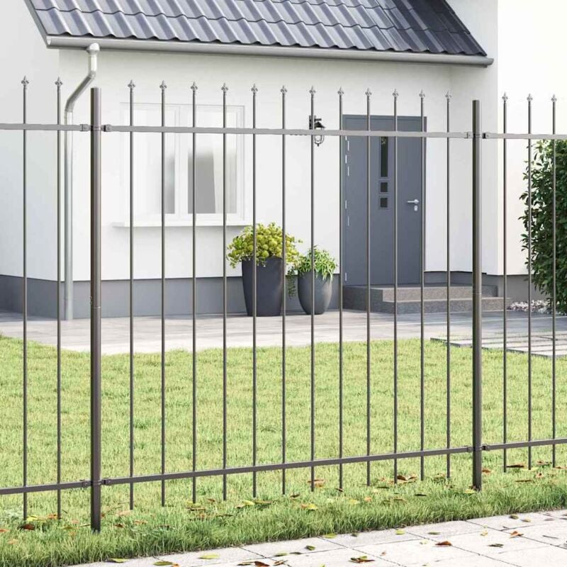 foto del prodotto recinzione per giardino grigio 1.7 x 1.5 m vidaxl