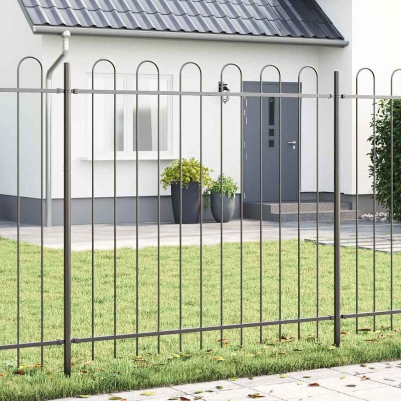 foto del prodotto recinzione per giardino grigio 1.7 x 1.5 m vidaxl