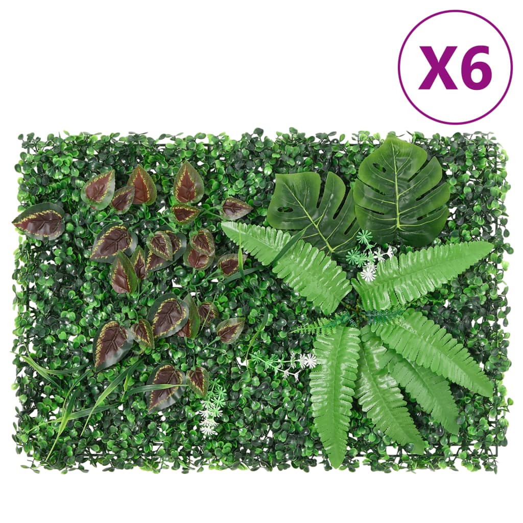 foto del prodotto recinzione piante artificiali 6 pz verde 40x60 cmcod mxl 89009