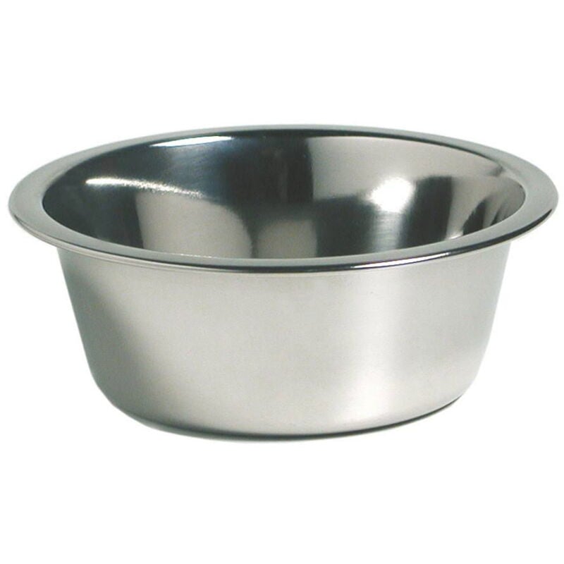 foto del prodotto record ciotola in acciaio inox con profilo per cani e gatti ciotola 21,5 cm 1,6 l
