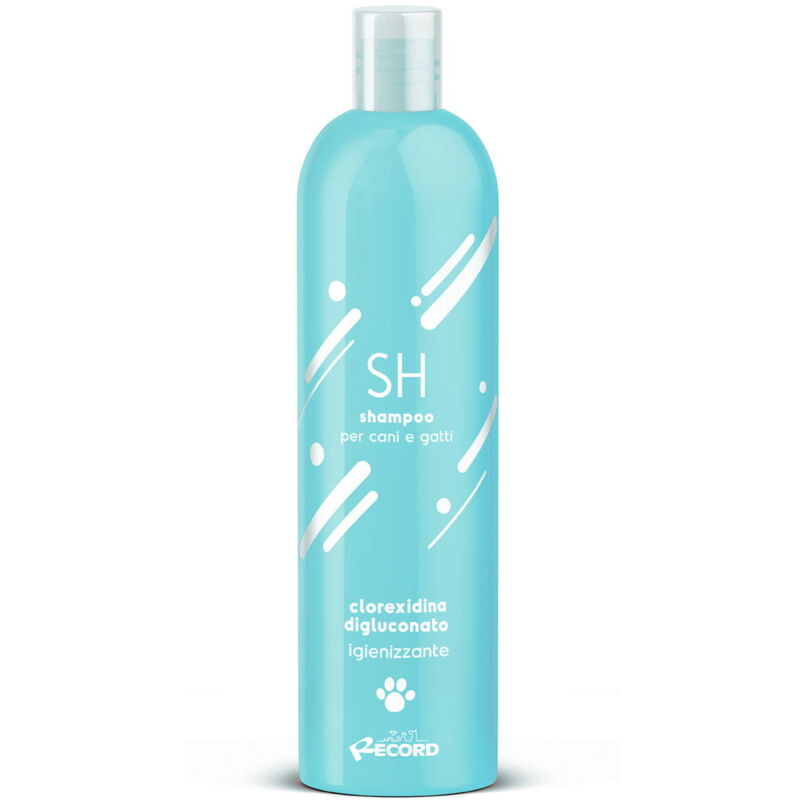 foto del prodotto record shampoo igienizzante con clorexidina digluconato per cani e gatti 250 ml