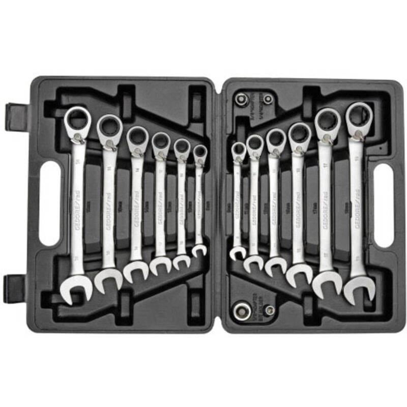 foto del prodotto red 3300060 r07203016 kit chiavi combinate 16 parti misura metrica 07 29 mm gedore