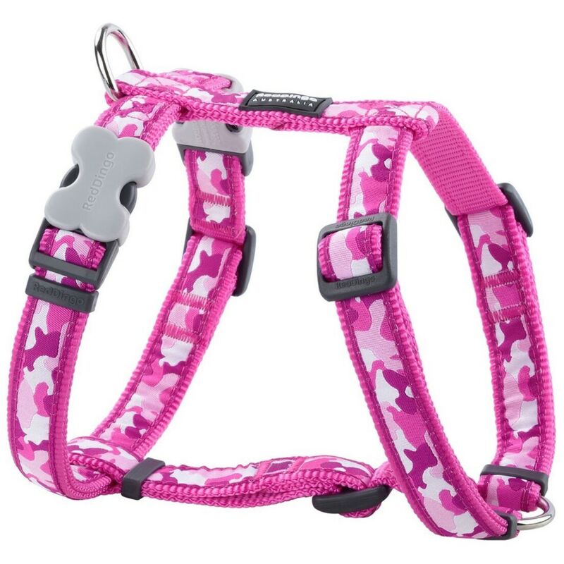 immagine 0 del prodotto red dingo imbracatura per cani style fucsia mimetico 30 48 cm