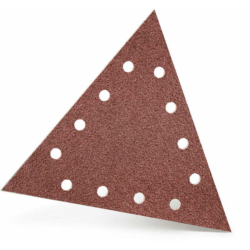 foto del prodotto red dischi abrasivi velcrati, 290 x 250 mm, 12 fori, p. levigatrici per muri, corindone normale 2 pz. g24 menzer