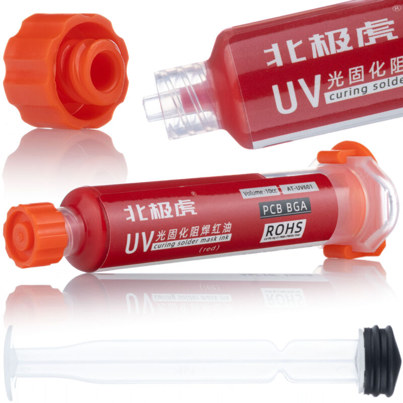 foto del prodotto red soldermask 10ml con stantuffo