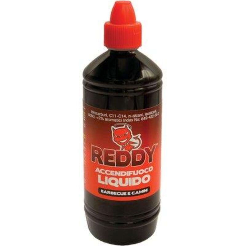 foto del prodotto reddy accendifuoco liquido ml 750 utilizzo ex art 11 dm 17 05 1995 n. 322 12 pezzi