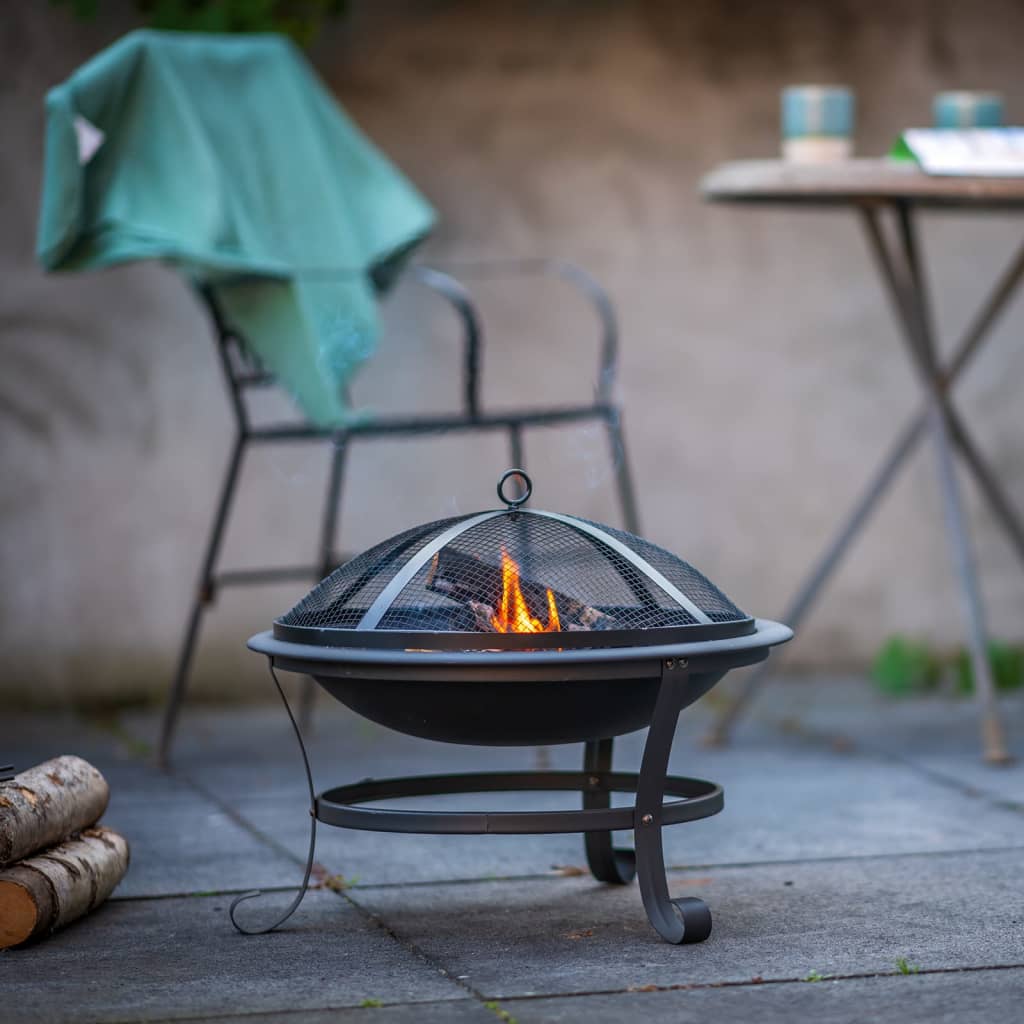 foto del prodotto redfire braciere atlanta 51 cm in acciaio nero 85014 cod mxl 68456