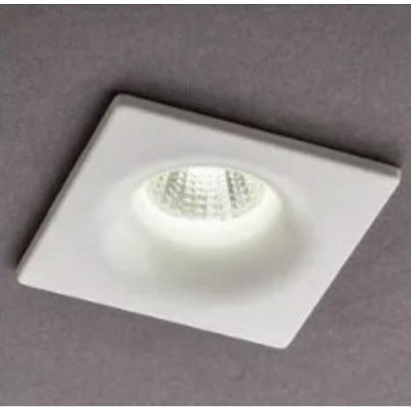 foto del prodotto redogroup faretto ad incasso led quadrato redo mt 126 3w 4000k 162lm ip20 bianco 70362wh