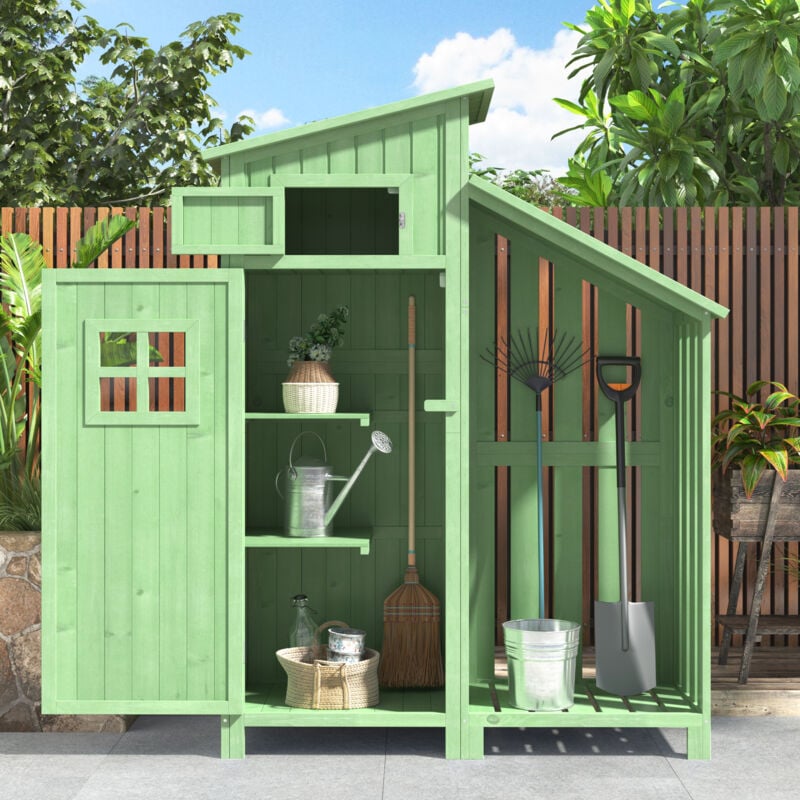 foto del prodotto redom casetta per attrezzi, armadio da giardino, casetta per attrezzi, armadio per attrezzi, lxp 124x46 cm, lxpxa 124x46x174 cm, adatto anche per