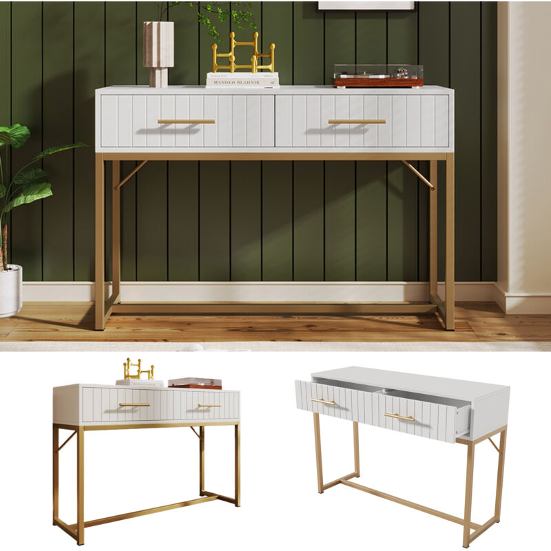 foto del prodotto redom toletta con 2 cassetti altezza 75 cm, cassettiera per camera da letto credenza alta credenza bianca cassettiera cassettiera cassettiera per