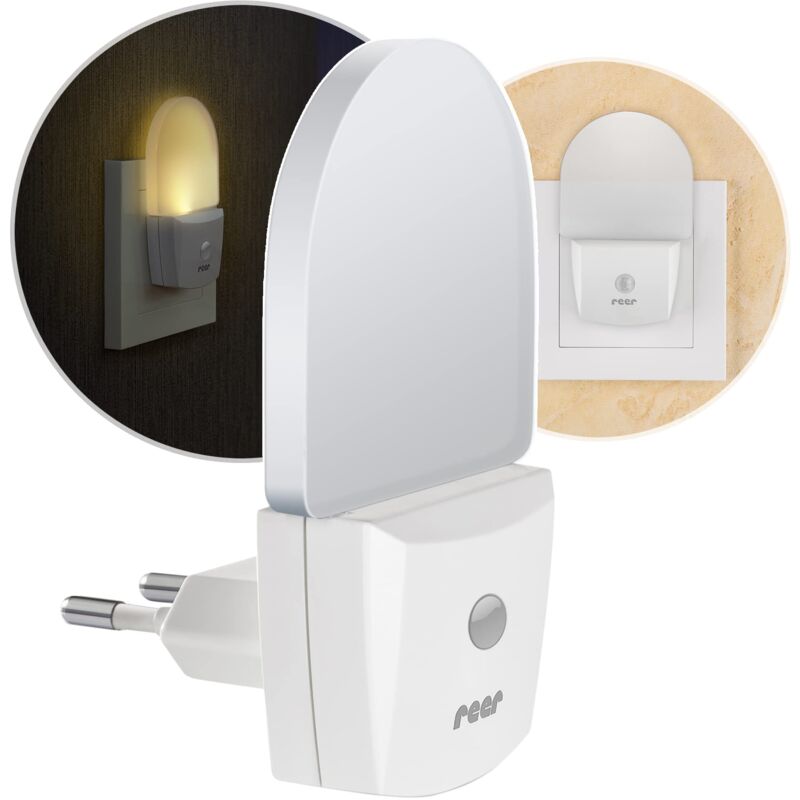 foto del prodotto reer gmbh 52380 nightguide, luce notturna con sensore crepuscolare