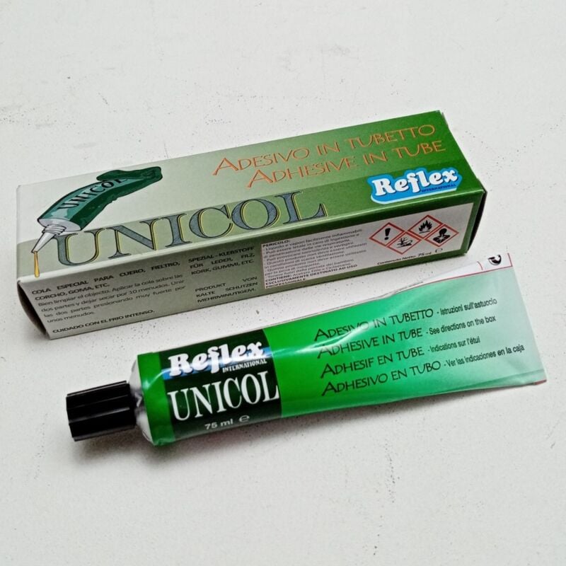 foto del prodotto reflex unicol 75ml colla speciale universale per cuoio feltro legno plastica