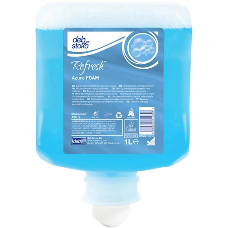 foto del prodotto refresh azure foam azu1l sapone a schiuma 1 l 1 pz. sc johnson professional