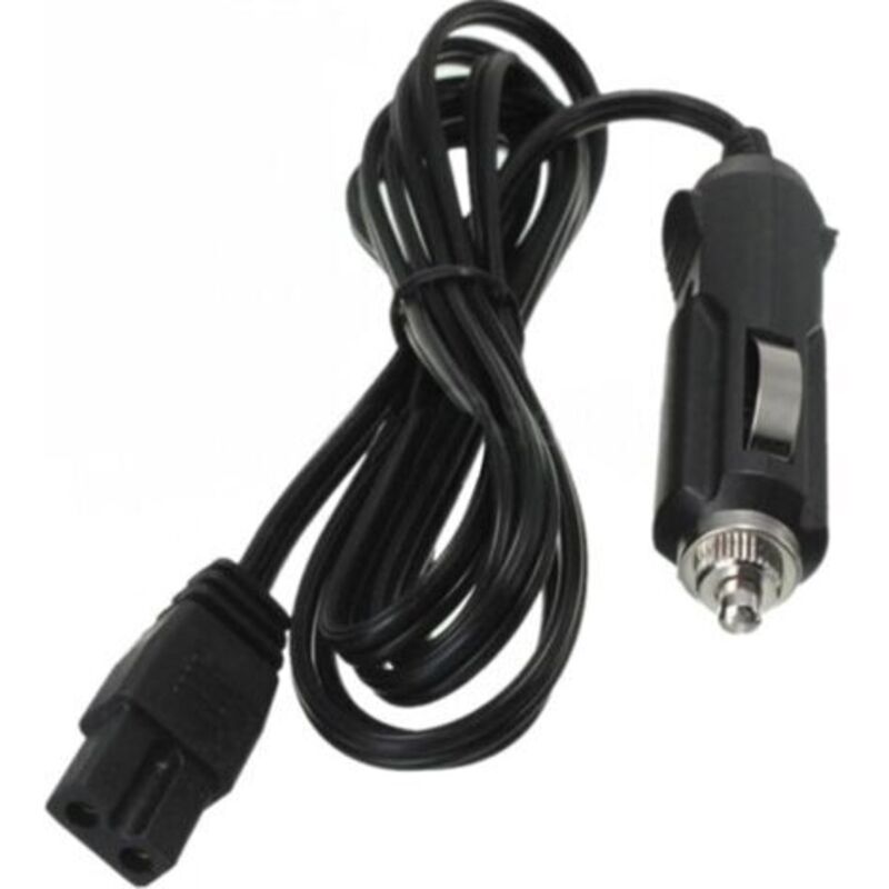foto del prodotto refrigeratore per auto 12v dc alimentatore per accendisigari cavo di alimentazione da 2 m presa fusibile 12v nero 