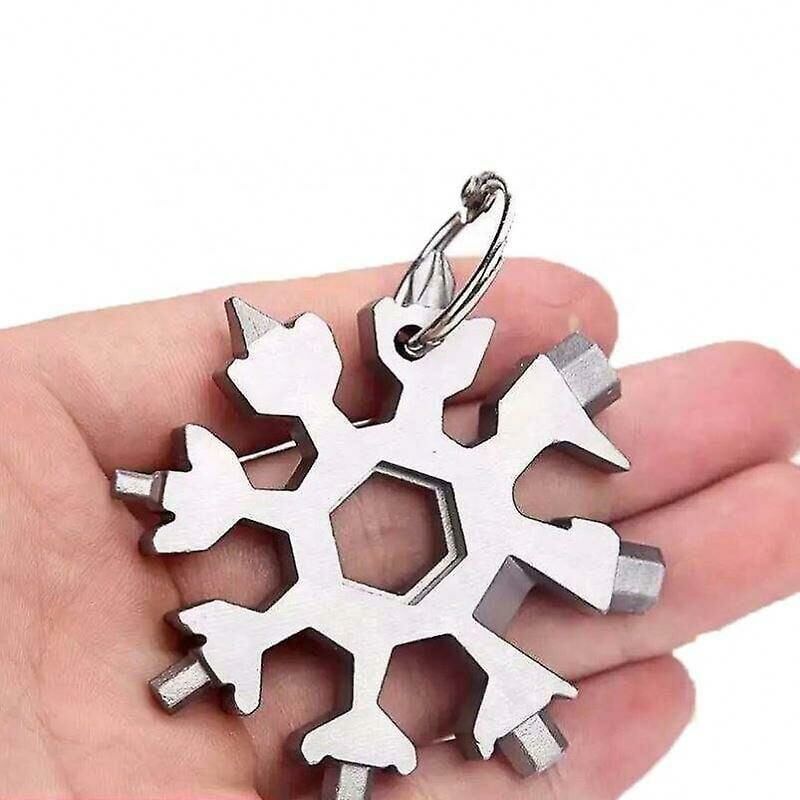 immagine 0 del prodotto regali per uomini e donne, utensile multifunzione per fiocchi di neve 18 in 1, regali per uomini per natale, utensili manuali, fantastici gadget per