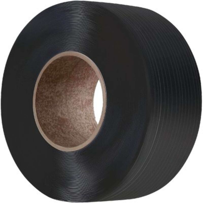foto del prodotto reggetta plastica 15x0,5 f. 60 nera m 800