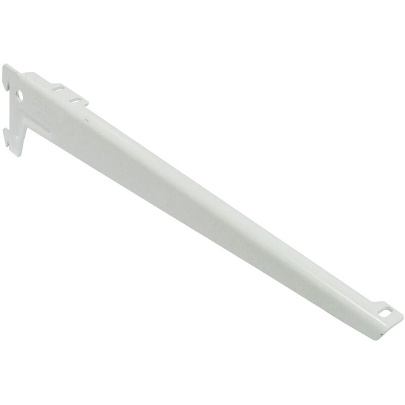 foto del prodotto reggimensola a due ganci angolate bianco 23 cm pezzi 2 - masidef