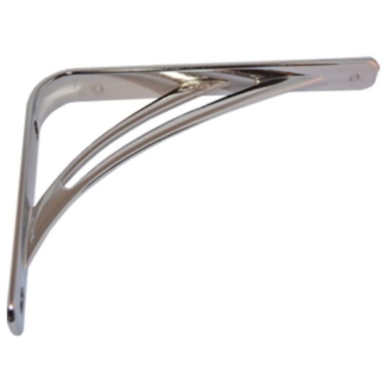 foto del prodotto reggimensola linea liberty perarredo casa in zama 25cm colore cromo veca