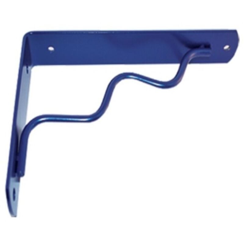 foto del prodotto reggimensola linea onda per arredo casa in zama 18cm colore blu veca