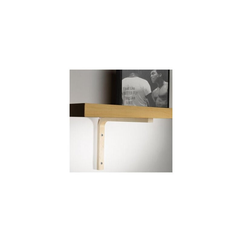 foto del prodotto reggimensola mod.elle legno naturale 250 mm