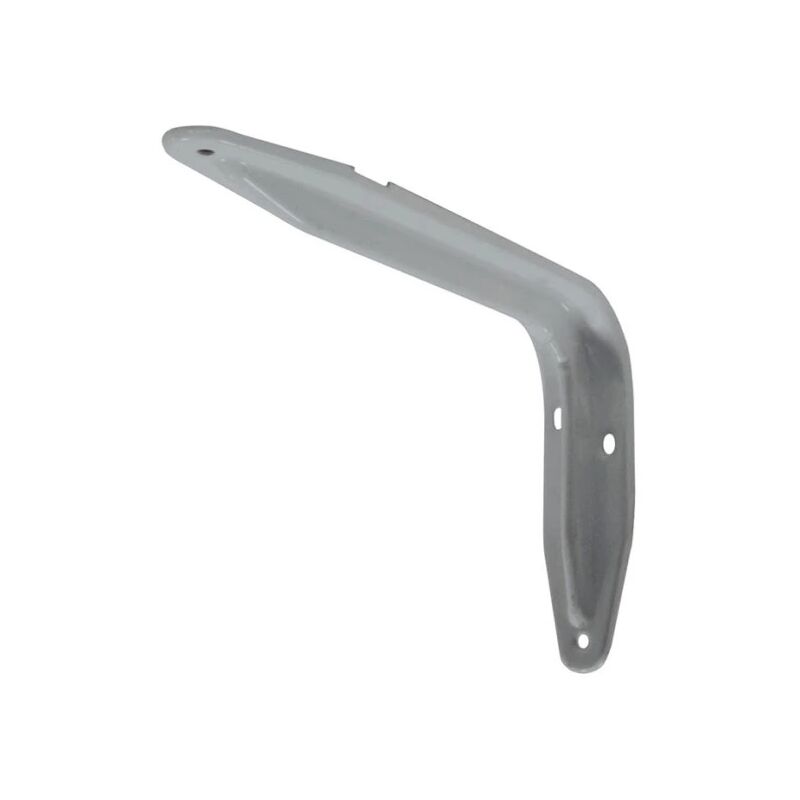 foto del prodotto reggimensola nervata modello design 150 x 240 mm. argento