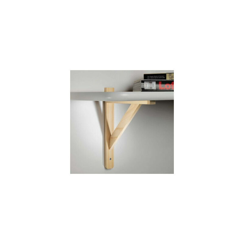 foto del prodotto reggimensola squadra bolis legno naturale 17 cm