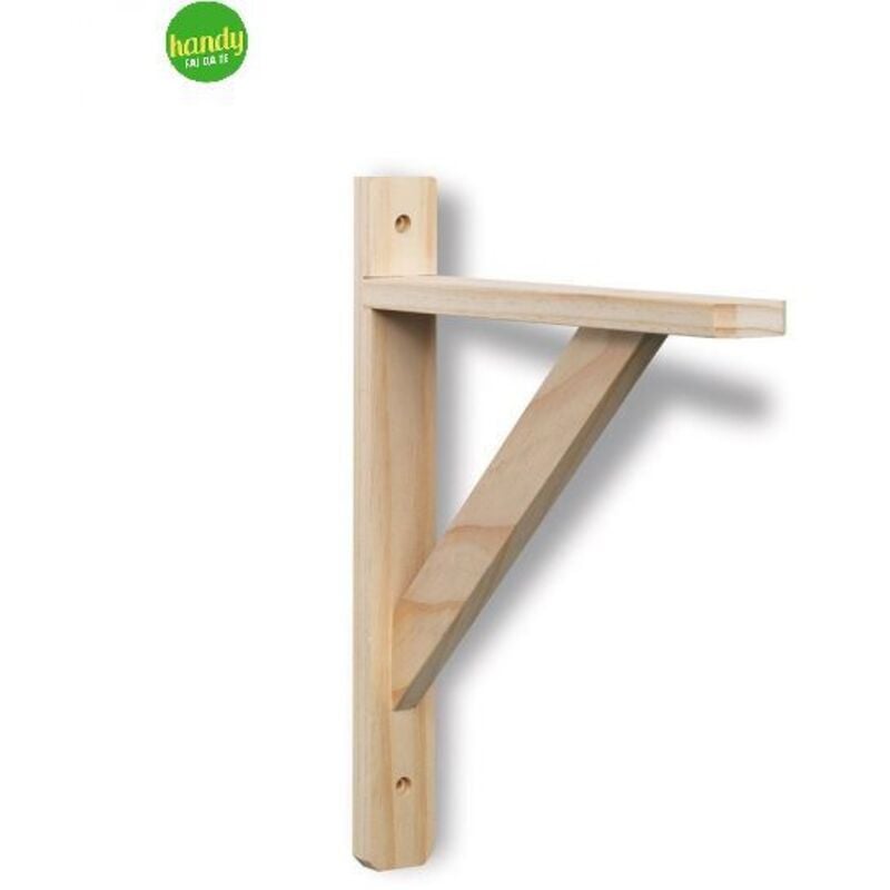 foto del prodotto reggimensola squadra bolis legno naturale 23 cm