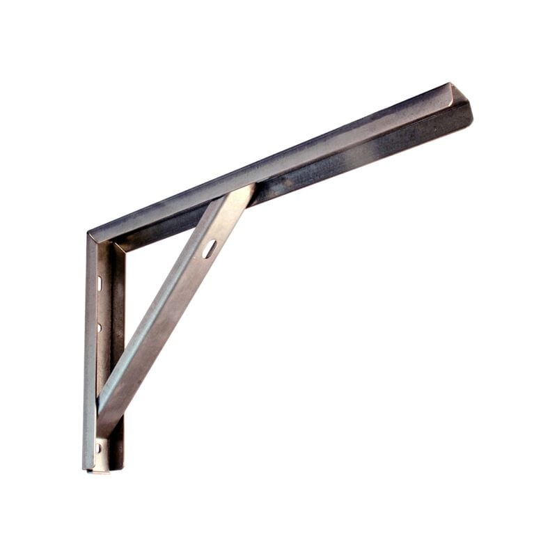 foto del prodotto reggimensola ultra robusta ripostiglio 500 x 280 mm. zincato bianco