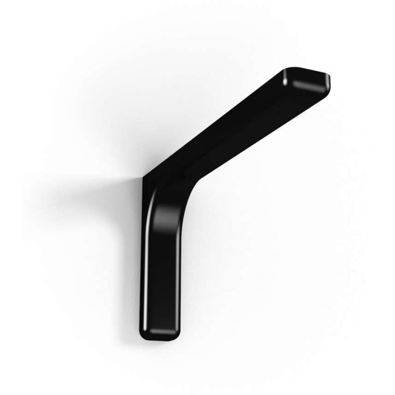 foto del prodotto reggimensole per arredamento nere - mm.180, spessore mm.14