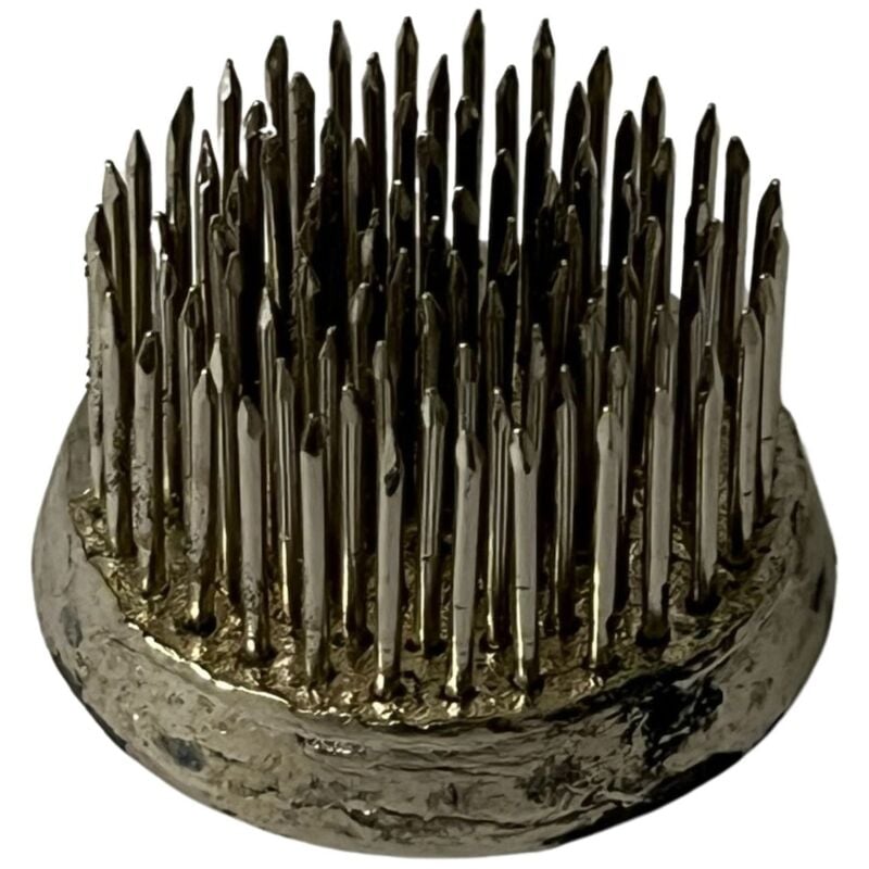 foto del prodotto reggiofiori kenzan diametro 4cm punte ottone fiori recisi ikeabana supporto