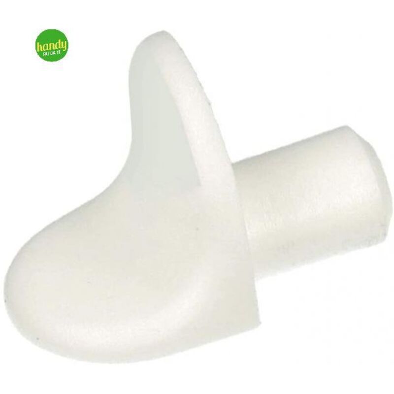 foto del prodotto reggipiani a squadra in plastica bianca diam 6 mm 16 pz