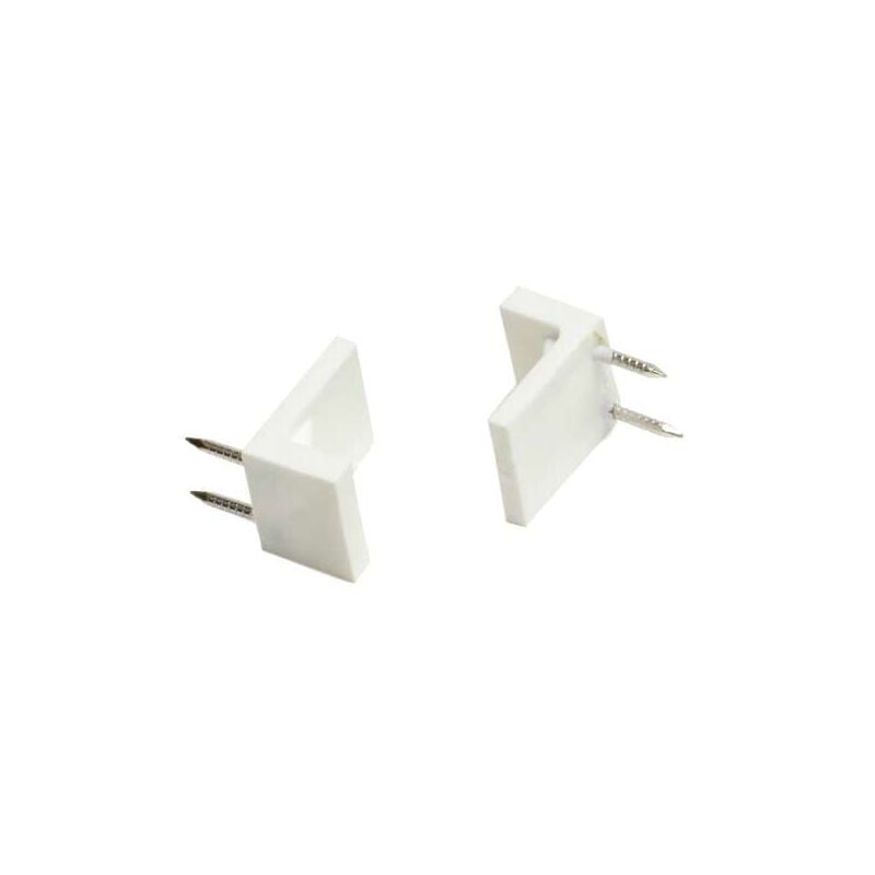 foto del prodotto reggipiano plastica 2 punte bianco