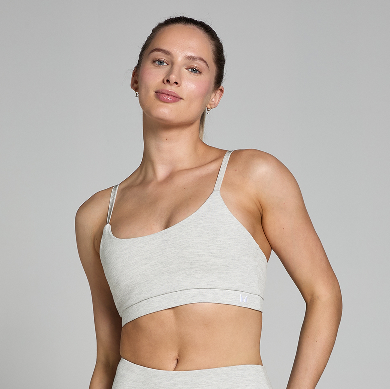 foto del prodotto reggiseno mp basics grigio chiaro m lange xs