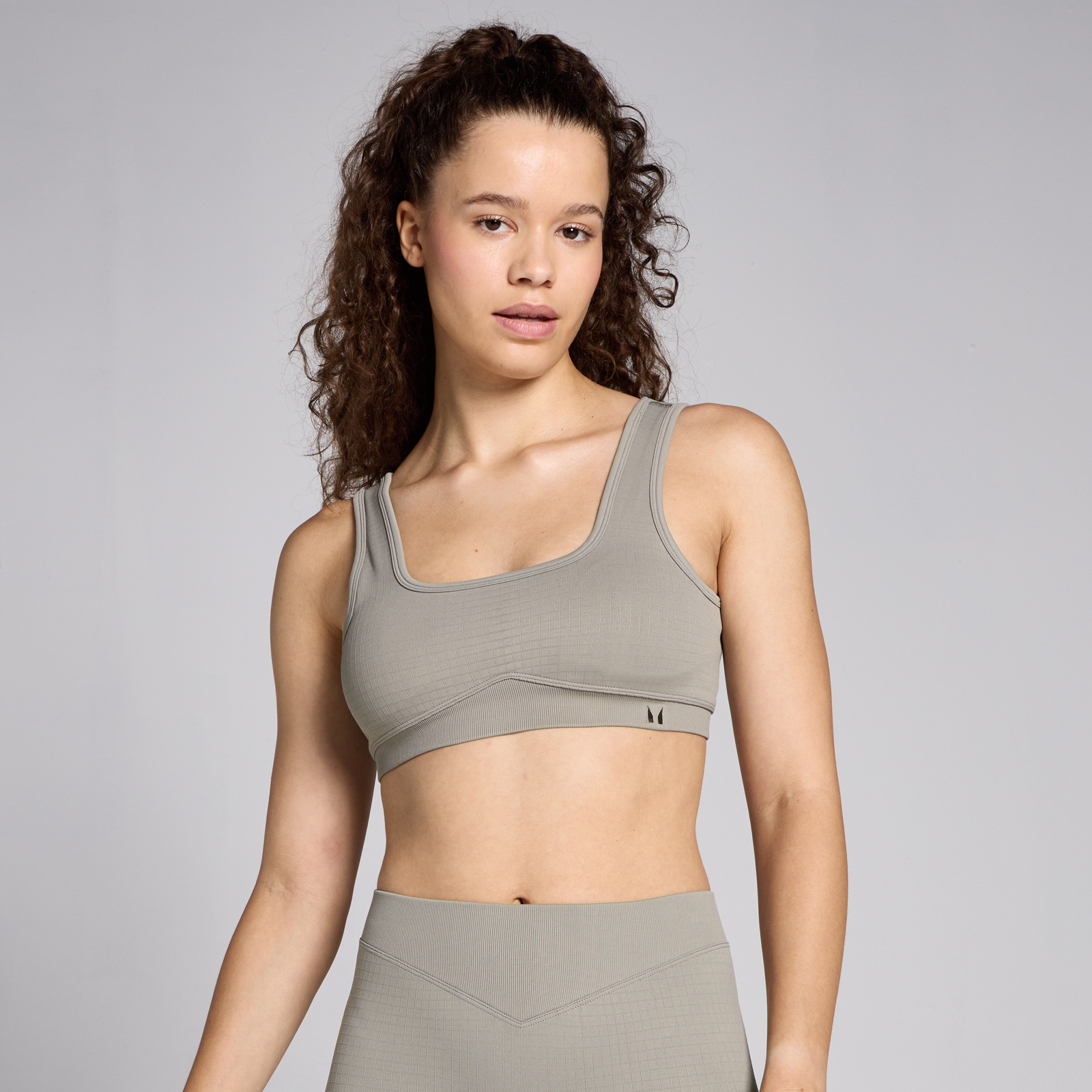 foto del prodotto reggiseno senza cuciture mp lifestyle waffle clay m