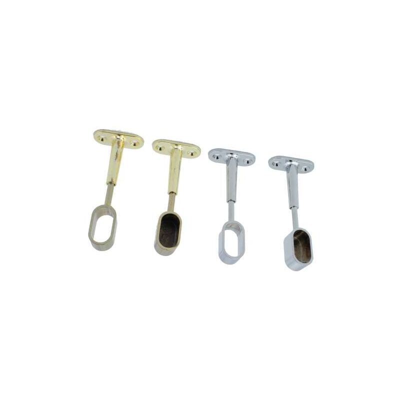 foto del prodotto reggitubo regolabile aperto mm.15x30 cromato